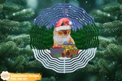 Christmas Cat Wind Spinner Png, Winter Wind Spinner Png Product Image 1