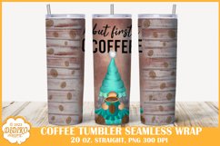 Coffee Tumbler Bundle Wrap, 20 oz Gnome Tumbler Sublimation Product Image 8