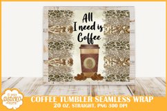 Coffee Tumbler Wrap Sublimation, 20 oz Latte Tumbler Wrap Product Image 2