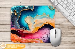 Geode Mouse Pad Sublimation, Epoxy Resin Mouse Pad Png Product Image 1