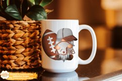 Football Gnomes Sublimation Bundle, Football Leopard Png Product Image 14