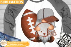 Football Gnomes Sublimation Bundle, Football Leopard Png Product Image 7