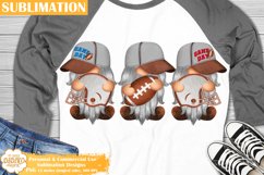 Football Gnomes Sublimation Bundle, Football Leopard Png Product Image 4