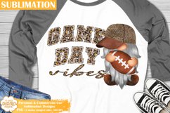 Football Gnomes Sublimation Bundle, Football Leopard Png Product Image 8