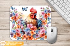 Flower Mouse Pad Bundle Png, Farmhouse Mouse Pad Sublimation Product Image 18