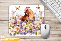 Flower Mouse Pad Bundle Png, Farmhouse Mouse Pad Sublimation Product Image 20