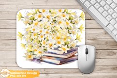 Flower Mouse Pad Bundle Png, Farmhouse Mouse Pad Sublimation Product Image 29