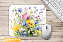 Flower Mouse Pad Bundle Png, Farmhouse Mouse Pad Sublimation Product Image 4