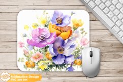 Flower Mouse Pad Bundle Png, Farmhouse Mouse Pad Sublimation Product Image 7