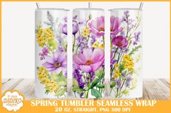 Flower Tumbler Bundle Sublimation, 20 oz Farmhouse Tumbler Product Image 5