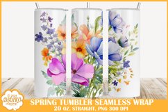 Flower Tumbler Bundle Sublimation, 20 oz Farmhouse Tumbler Product Image 6