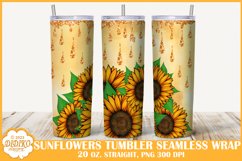 Sunflowers Tumbler Bundle, 20 oz Summer Tumbler Sublimation Product Image 4