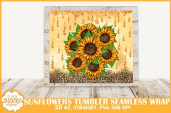 Sunflowers Tumbler Bundle, 20 oz Summer Tumbler Sublimation Product Image 7
