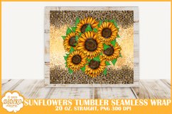 Sunflowers Tumbler Bundle, 20 oz Summer Tumbler Sublimation Product Image 11