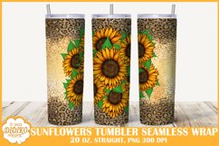 Sunflowers Tumbler Bundle, 20 oz Summer Tumbler Sublimation Product Image 10