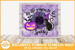 Spooky Season Tumbler Sublimation, 20 oz Skinny Tumbler Witc Product Image 2