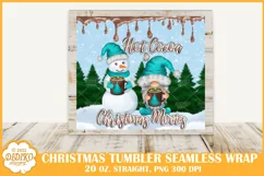 Christmas Tumbler Sublimation, 20 oz Hot Cocoa Tumbler Wrap Product Image 2
