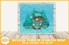 Christmas Gnomes Tumbler Wrap Png, 20 oz Western Tumbler Product Image 2