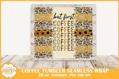 Coffee Tumbler Wrap, 20 oz Leopard Tumbler Sublimation Product Image 2