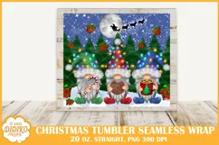 Christmas Gnomes Tumbler Wrap, 20 oz Tumbler Sublimation Product Image 2