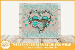 Western Gnomes Tumbler Sublimation, 20 oz Tumbler Wrap Png Product Image 2