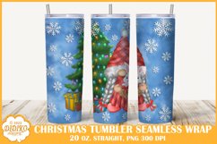 Christmas Gnomes Tumbler Sublimation Bundle, 20 oz Wrap Png Product Image 12