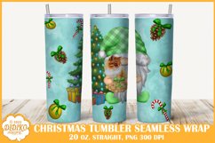 Christmas Gnomes Tumbler Sublimation Bundle, 20 oz Wrap Png Product Image 14