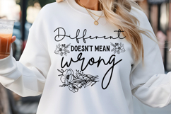 Different doesn&#039;t mean wrong SVG, Mental Health SVG Product Image 1