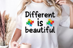 Different is beautiful svg, Autism SVG Product Image 1
