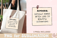 Reminder Png Bundle, Positive Quotes Png Designs Product Image 5