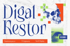 Digal Kestor - Serif Display Font Product Image 1