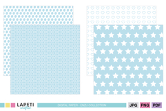 soft blue pattern