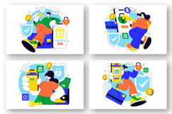 10 Digital Banking Security Illustration Product Image 2