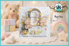 Digital Crochet Animals Clipart Bundle Nursery PNG Printable Product Image 6