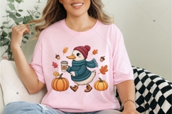 Autumn Goose PNG, Fall Coquette Png, Girly Autumn Png Product Image 6