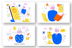 10 Digital Detox Illustration Product Image 2