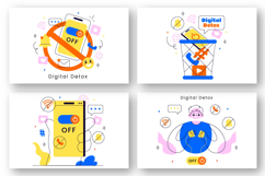 10 Digital Detox Illustration Product Image 3