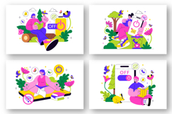 10 Digital Detox Retreat Illustration Product Image 3