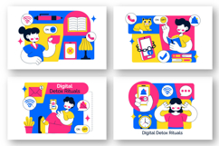 10 Digital Detox Rituals Illustration Product Image 2