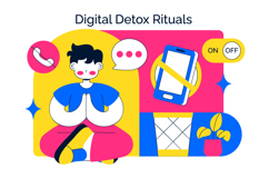 10 Digital Detox Rituals Illustration Product Image 4