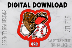 Baseball Collage Freshie Mold Housing STL Product Image 1