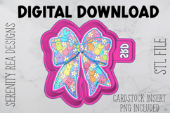 Easter Faux Coquette Bow Freshie Mold Housing STL File Product Image 1