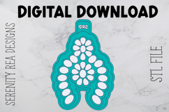 Turquoise Blossom Freshie Mold Housing STL File Product Image 1