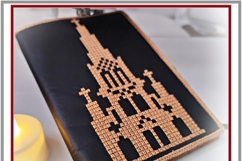 Catholic Cathedral ITH Passport Case Machine Embroidery File Product Image 4