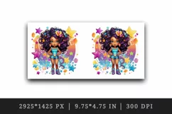 Digital drawing cool glamour black girl woman superstar glasses stars print 20 oz tumbler skinny mug wrap clipart t-shirt sublimation printable design