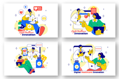 10 Digital Healthcare Innovation Illustration Product Image 2