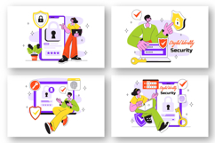 10 Digital Identity Security Illustration Product Image 3