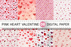 Valentine Seamless Digital Papers- Valentine PNG Product Image 1