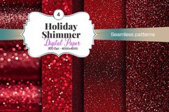 Holiday Shimmer Digital Paper - 04 Variations Product Image 1