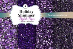 Holiday Shimmer Digital Paper - 04 Variations Product Image 1